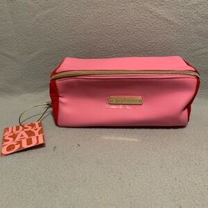 Juicy Couture Pink/Red Just Say Oui Makeup Cosmetic Bag